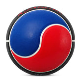 Kuangmi Tai Chi Basquetebol, Tamanho Oficial 7 (29.5"), Design Único do Símbolo Tai Chi em Cores Vermelha e Azul, para Interior e Exterior