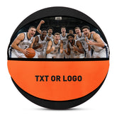 Kuangmi Personalized Custom Photo & Text Basketball - Private Exclusive Gift (Size 4/5/6/7)