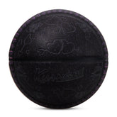 Kuangmi Sandwich Cookie Basketball, Sizes 6 & 7, Pink & Black, Hygroscopic PU Leather