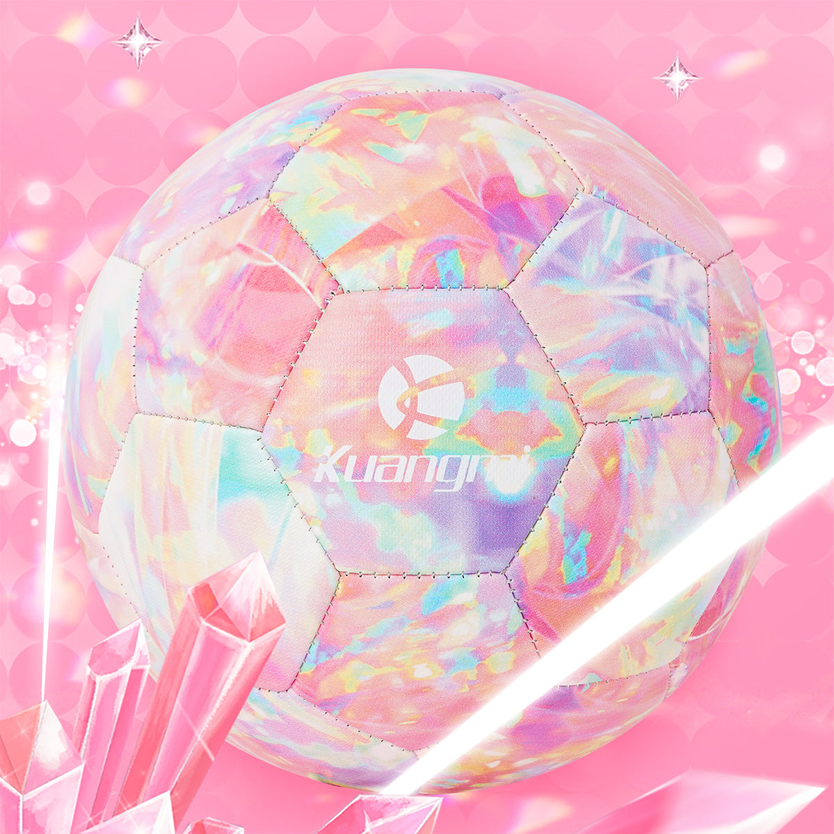 Balón de fútbol fantasía iridiscente Kuangmi - Talla 5
