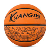 Kuangmi LED Light Up Basketball, Glow in The Dark for Night Game & Training Basket Ball, Official Size 7(29.5"), for Indoor & Outdoor