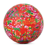 Kuangmi Chinese Style Floral Volleyball, Size 5, PU Surface