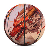 Kuangmi Mighty Red Dragon Basketball Gift Size 7 6 5 4 Hygroscopic PU (Pre-Order)
