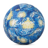 Kuangmi Voleibol Noite Estrelada de Van Gogh, Tamanho 5, Material PU - Para Treino de Homens e Mulheres, Uso em Campo Macio e Duro