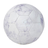 Kuangmi Marble Football, Size 5, PU Leather (Machine Stitched)