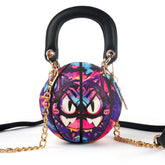 Kuangmi Mini Basketball Bag & Handbag - Graffiti Monster Print
