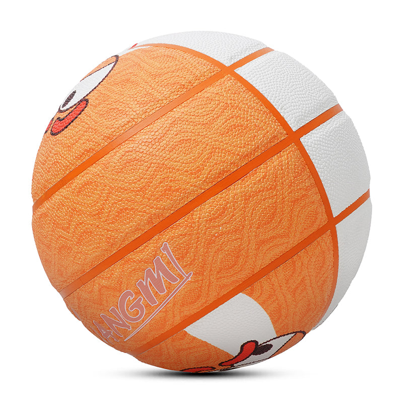 Kuangmi Corgi Pattern Basketball Size 7(29.5“), Fun Design PU Ball for Kids Youth Adults, Indoor Outdoor Training Game