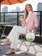 Saco de Basquetebol e Bolsa de Mão "Vaca Engraçada e Pacote de Leite" Tamanho 6