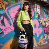 Saco de Basquetebol Estilo Chinês Tamanho-7 & Bolsa de Mão