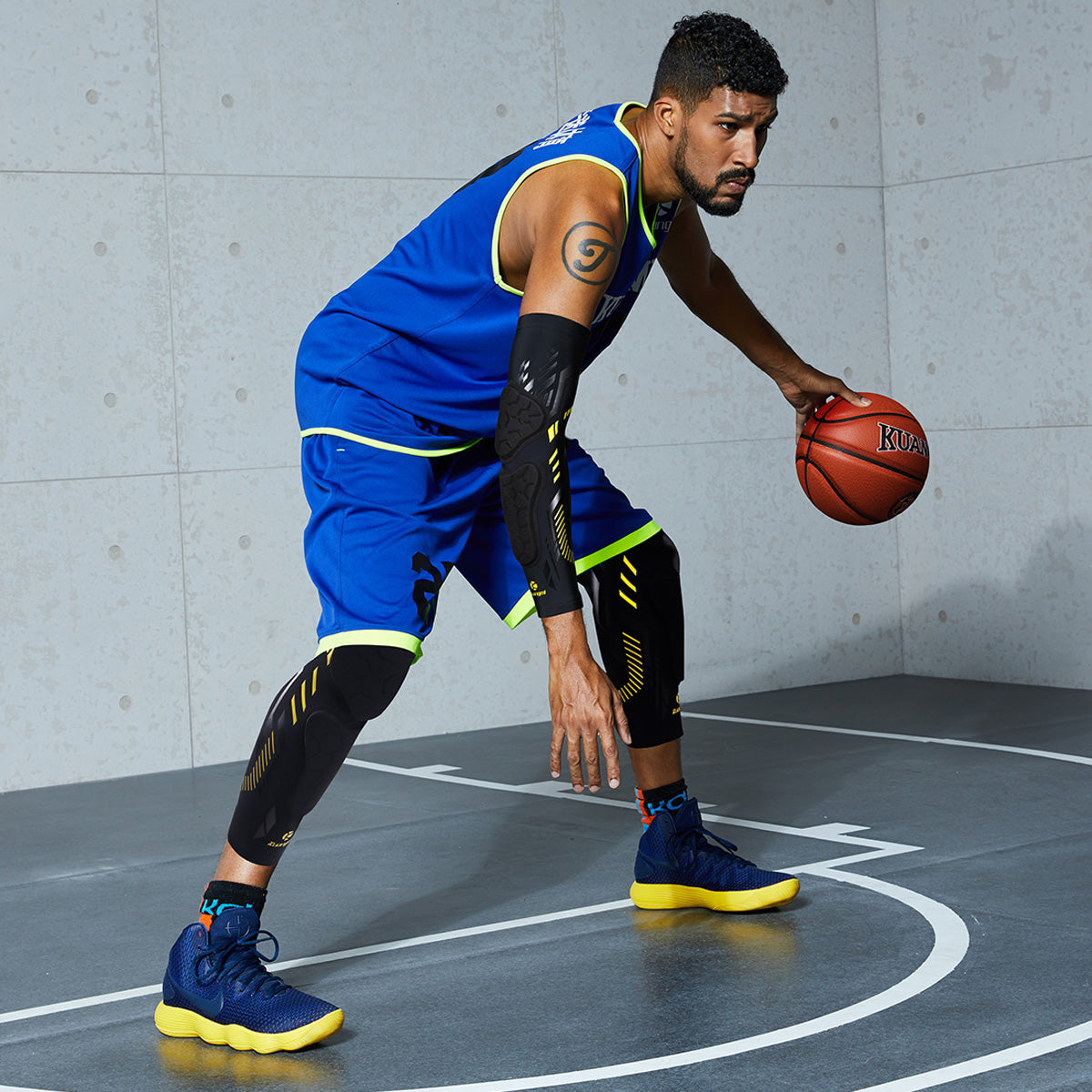 Kuangmi® Arm Sleeves Compression Elbow Pads Use for Sports and Daily Support