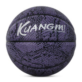 Kuangmi Impressão de Cobra Preta Basquetebol Tamanho 7