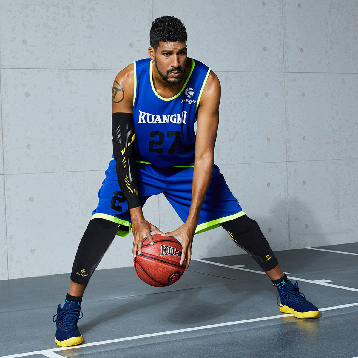 Kuangmi® Arm Sleeves Compression Elbow Pads Use for Sports and Daily Support