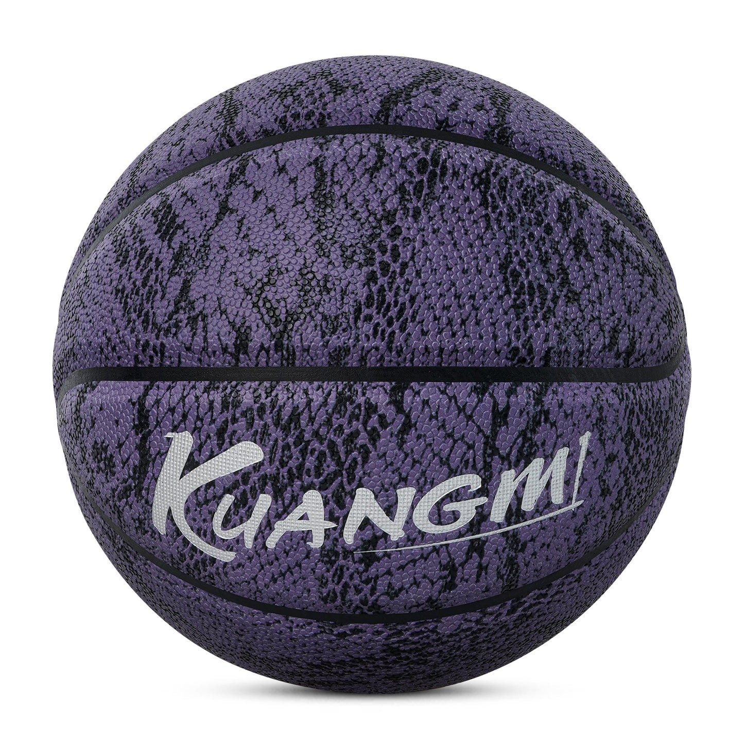 Kuangmi Black Snake Print Basketball Size 7