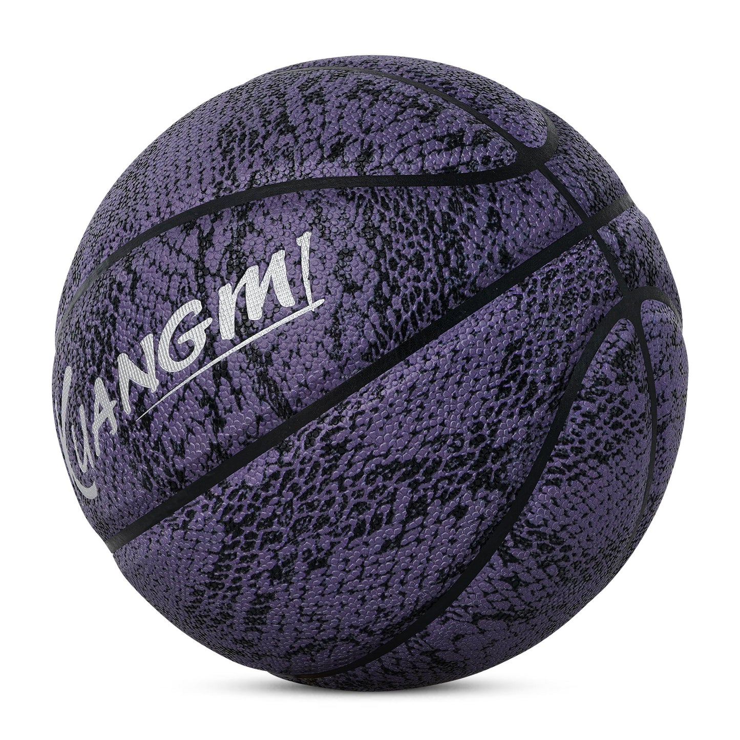 Kuangmi Black Snake Print Basketball Size 7