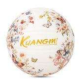 Kuangmi Classic Butterfly & Floral Volleyball, Size 5, PU Surface