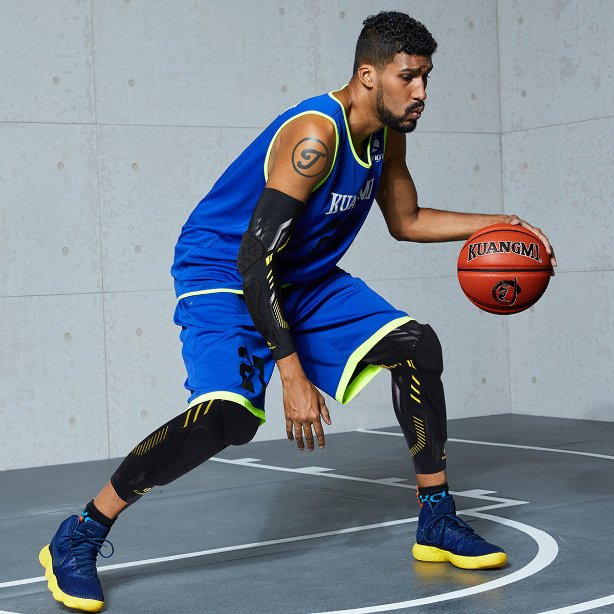 Kuangmi® Arm Sleeves Compression Elbow Pads Use for Sports and Daily Support