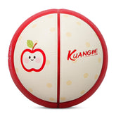 Kuangmi Cute Apple Basketball, Official Size 7(29.5"), Novelty & Funny Streetball, for Indoor and Outdoor