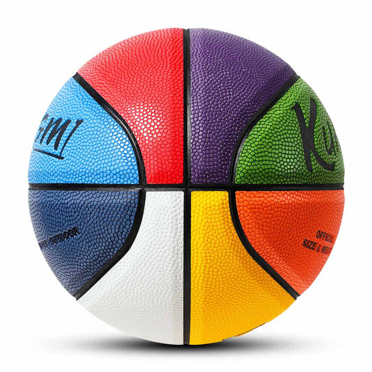 Balón de baloncesto colorido Kuangmi tallas 3/4/5/6/7