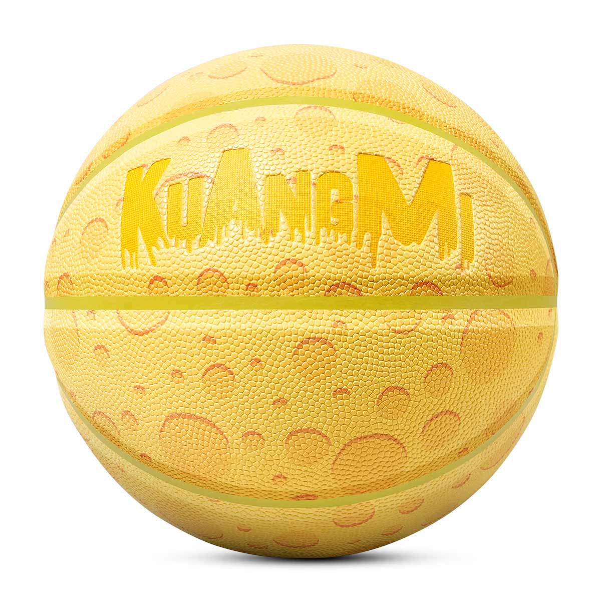 Balón de baloncesto de queso Kuangmi tallas 5/6/7