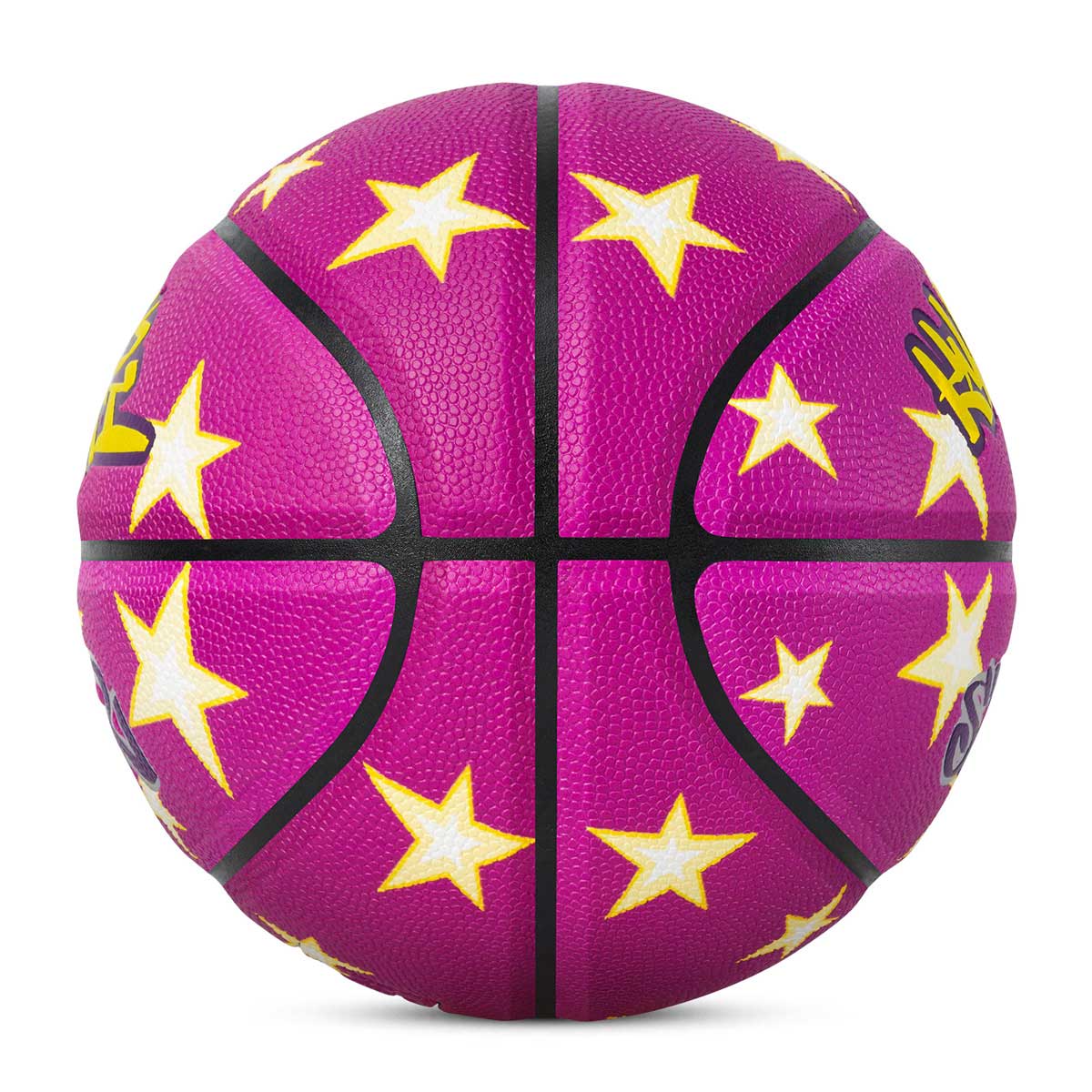 Balón de baloncesto callejero Kuangmi Purple Stars, talla 7