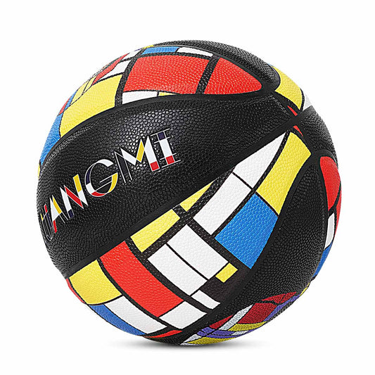 Balón de baloncesto con temática de calavera Kuangmi, talla 7