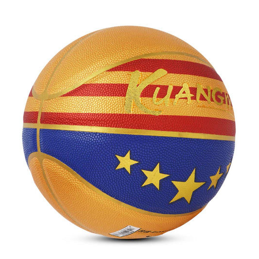 Balón de baloncesto con temática de Kuangmi Stars, talla 7