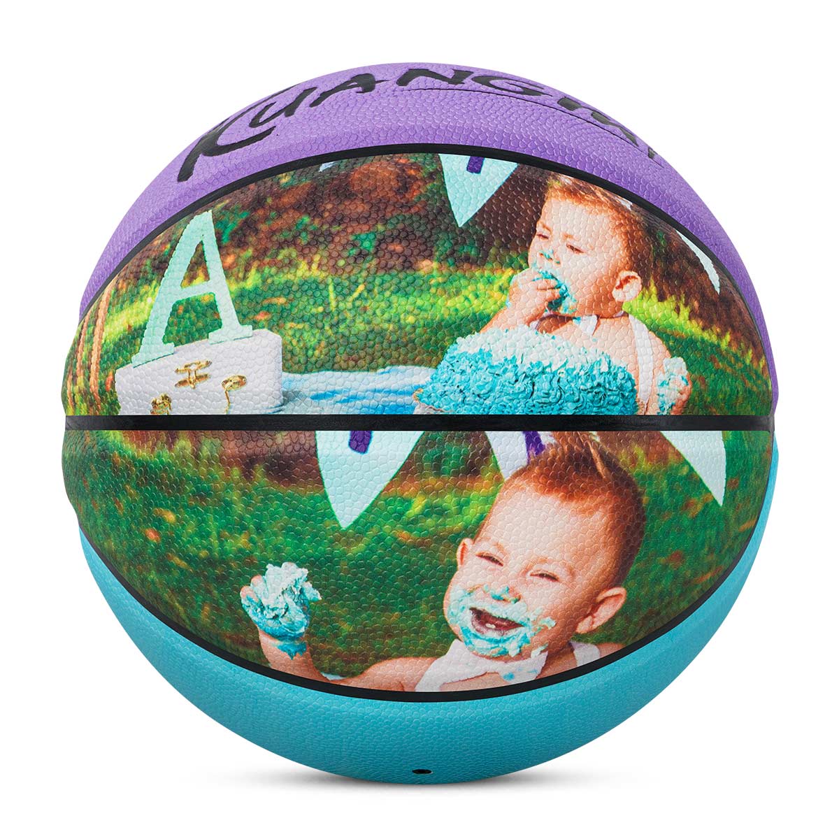 Kuangmi Personalized Photo Basketball Size 5 for Newborns and Children