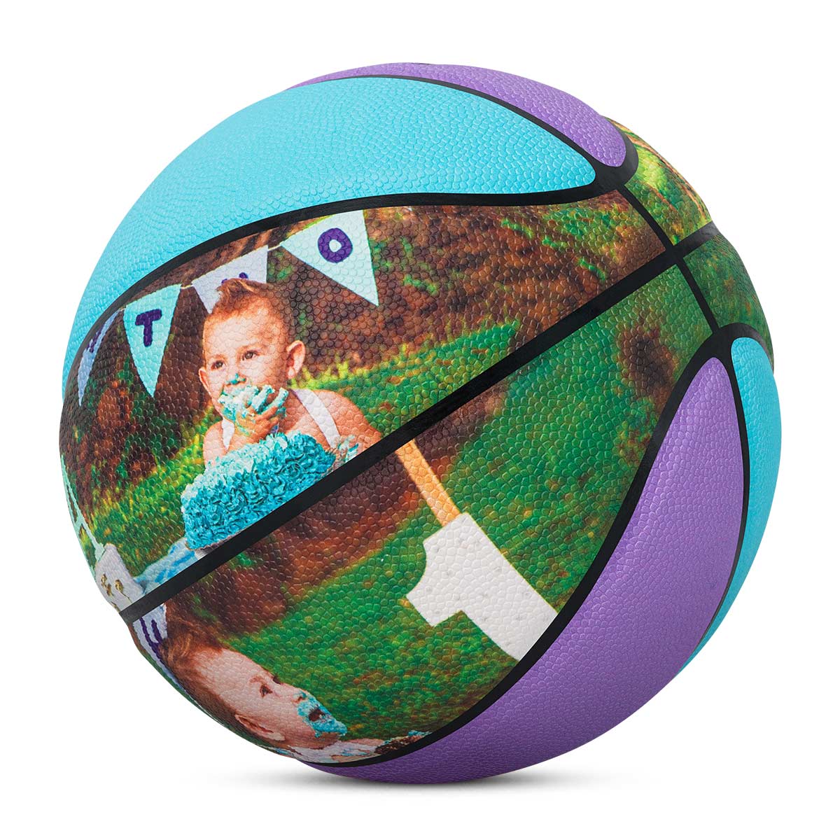 Kuangmi Personalized Photo Basketball Size 5 for Newborns and Children
