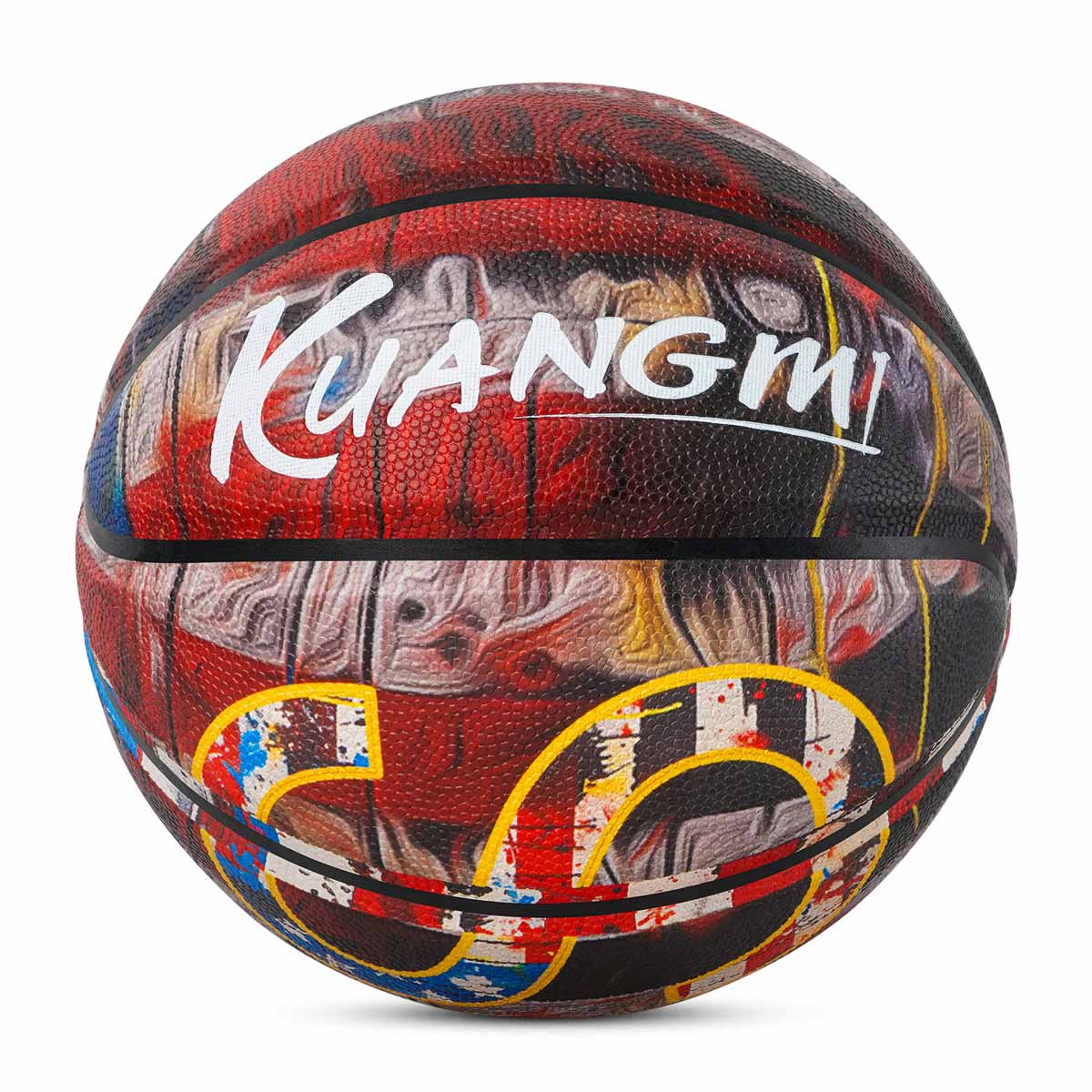 Kuangmi Dollar themed Personalized Street Basketball Size 7