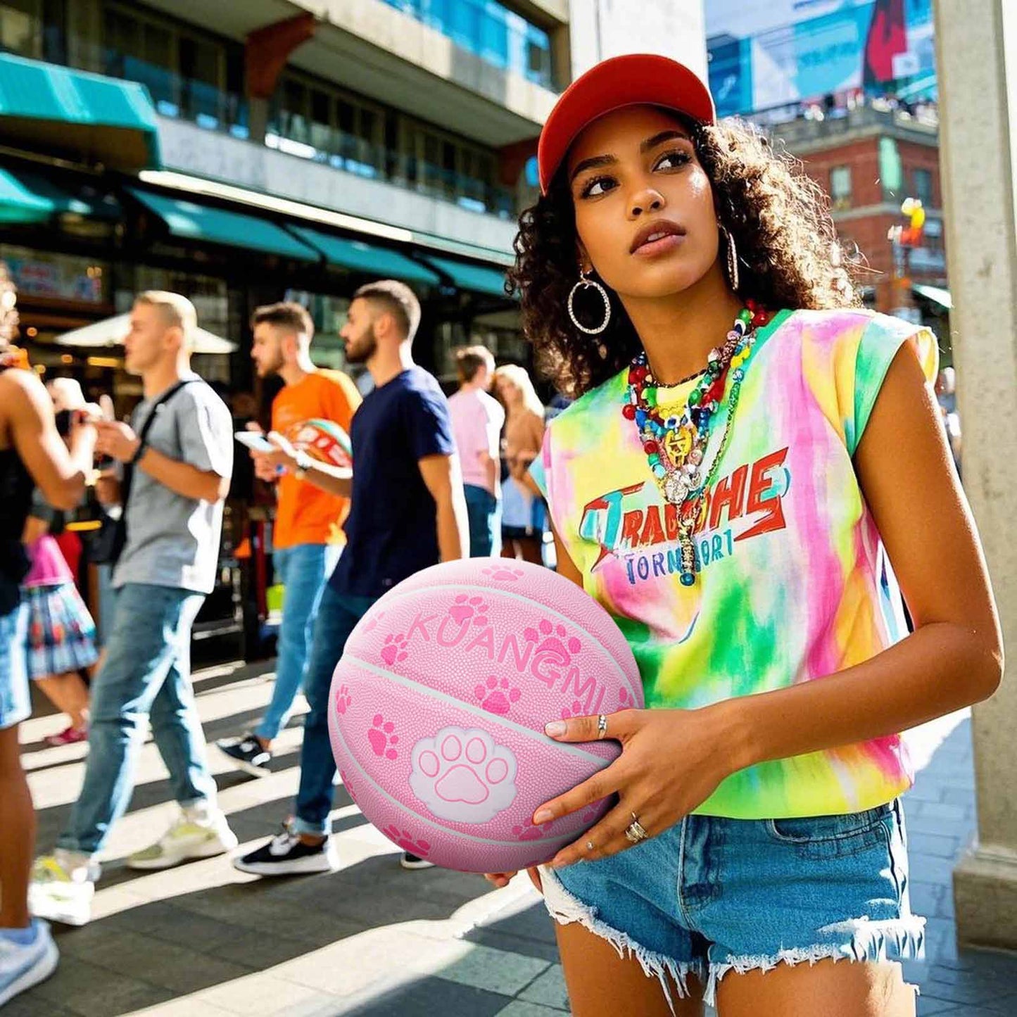 Kuangmi Pink Series Basketball Size 7/6