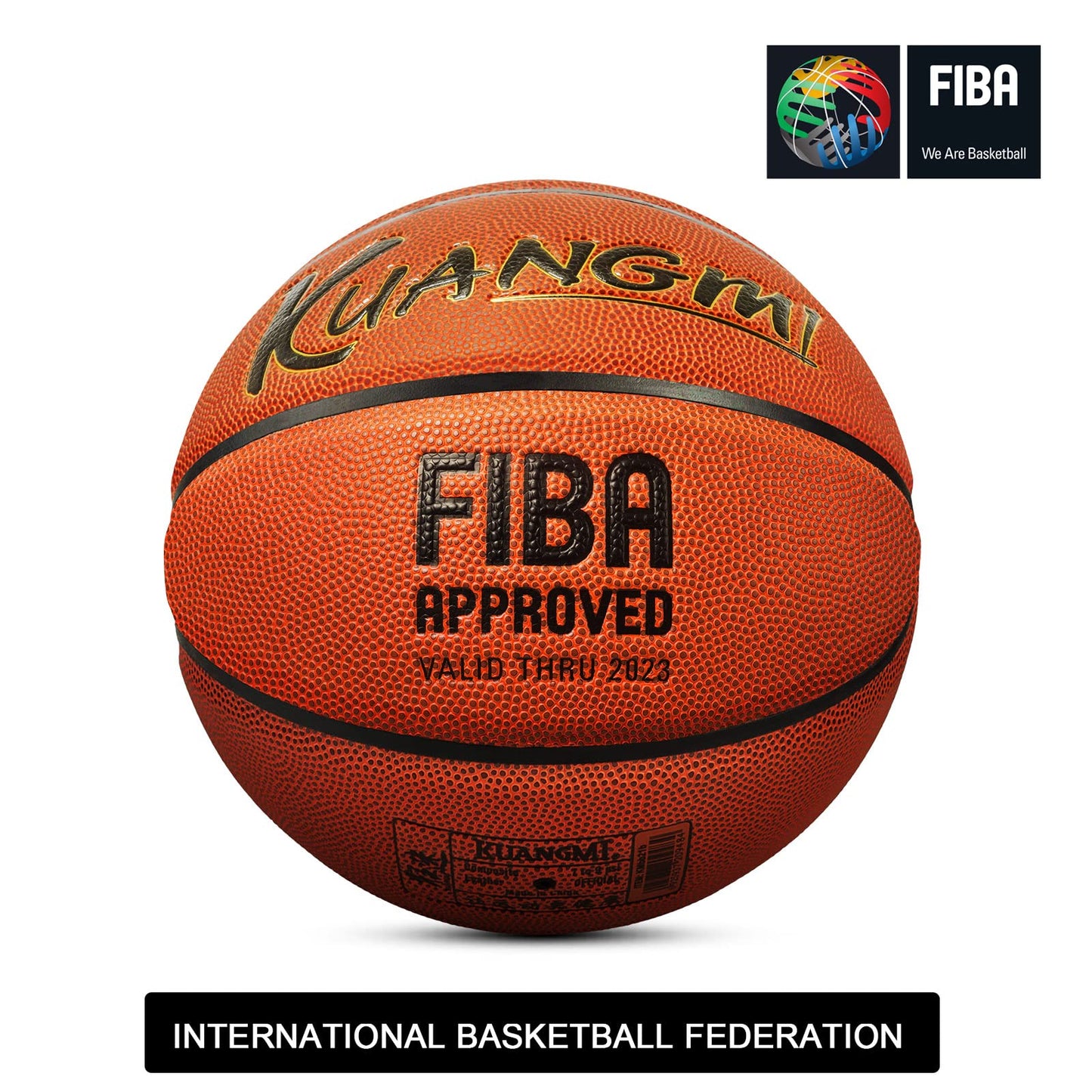Kuangmi Chong Basketball FIBA ball Size 7
