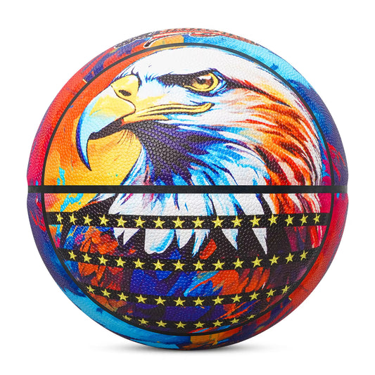 Kuangmi Sea Eagle Basketball PU Wear-resistant Anti-slip Indoor and Outdoor Competition Training Universal Size7 29.5"