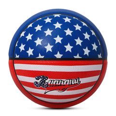 Kuangmi Size 7 PU Basketball - American Style, High-Quality Leather Feel, Excellent Grip for Indoor/Outdoor Training