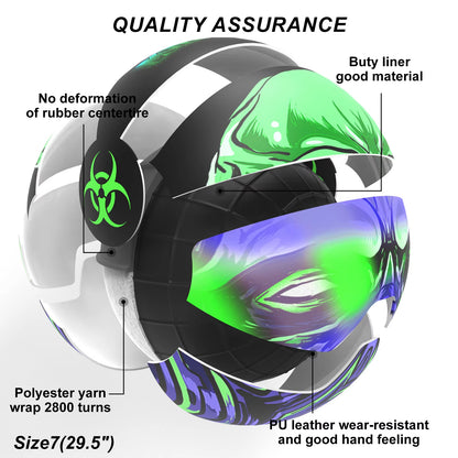 Kuangmi Unique Street Basketball, Men's Official Size 7 29.5 inches, Suitable for Outdoor and Indoor Basketball Games