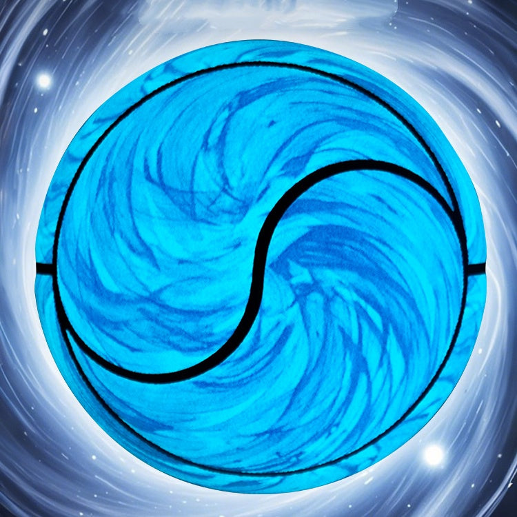 Kuangmi Blue Spiral Pill Basketball - Size 7