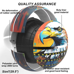 Kuangmi Sea Eagle Basketball PU Wear-resistant Anti-slip Indoor and Outdoor Competition Training Universal Size7 29.5"