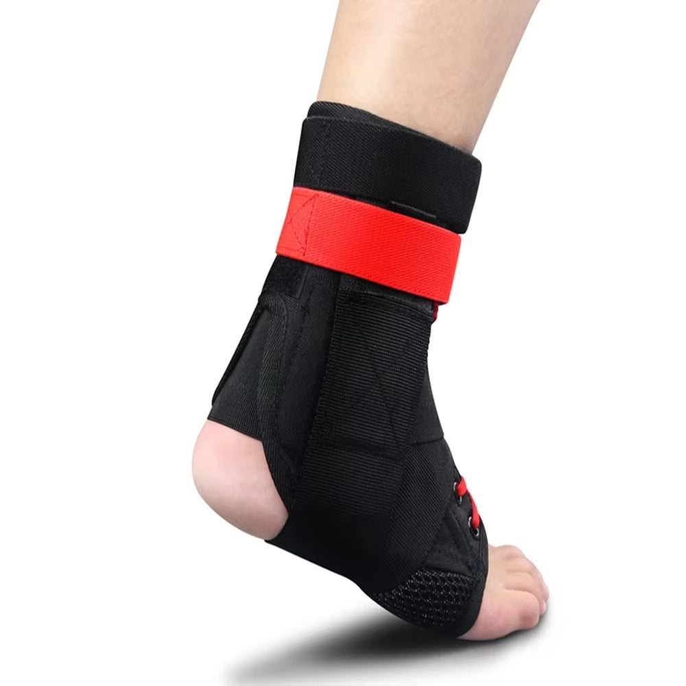 Kuangmi Figure-8 Wrapping Ankle Brace - Adjustable Ankle Support for Sports (S/M/L)