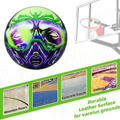 Kuangmi Unique Street Basketball, Men's Official Size 7 29.5 inches, Suitable for Outdoor and Indoor Basketball Games