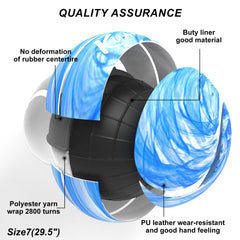 Kuangmi Glow-in-the-Dark Basketball, Indoor and Outdoor Luminous Basketball Gift, Size 7
