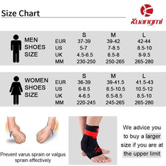 Kuangmi Figure-8 Wrapping Ankle Brace - Adjustable Ankle Support for Sports (S/M/L)