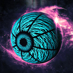 Kuangmi Demon's Eye Glow in the Dark Basketball Size 7