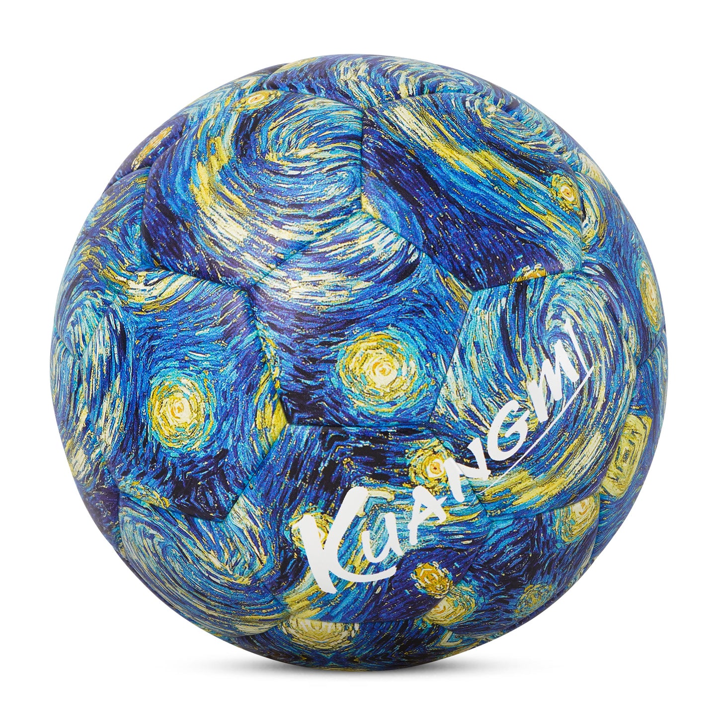 Balón de fútbol Kuangmi inspirado en la Noche Estrellada - Talla 5