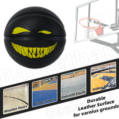 Kuangmi Devil Smiley Luminous Basketball Size 7