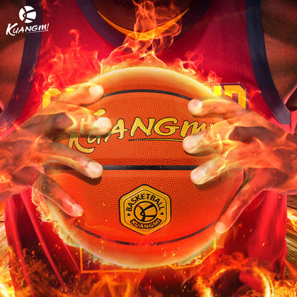 Kuangmi Battle Energy Professional Basketball - Size 7 (29.5"), Indoor Court Excellence