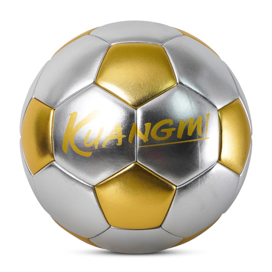 Balón de fútbol Kuangmi Honor Silver Gold - Talla 5