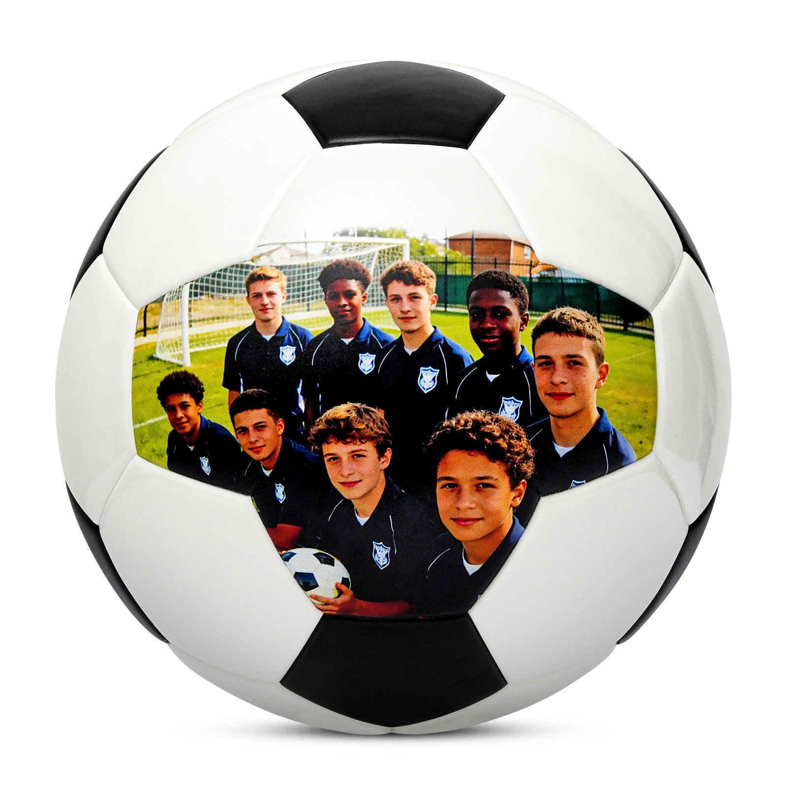 Kuangmi Personalized Photo & Graphic Football - Custom Image/Text/Icon Gift for Football Fans (Size 5)