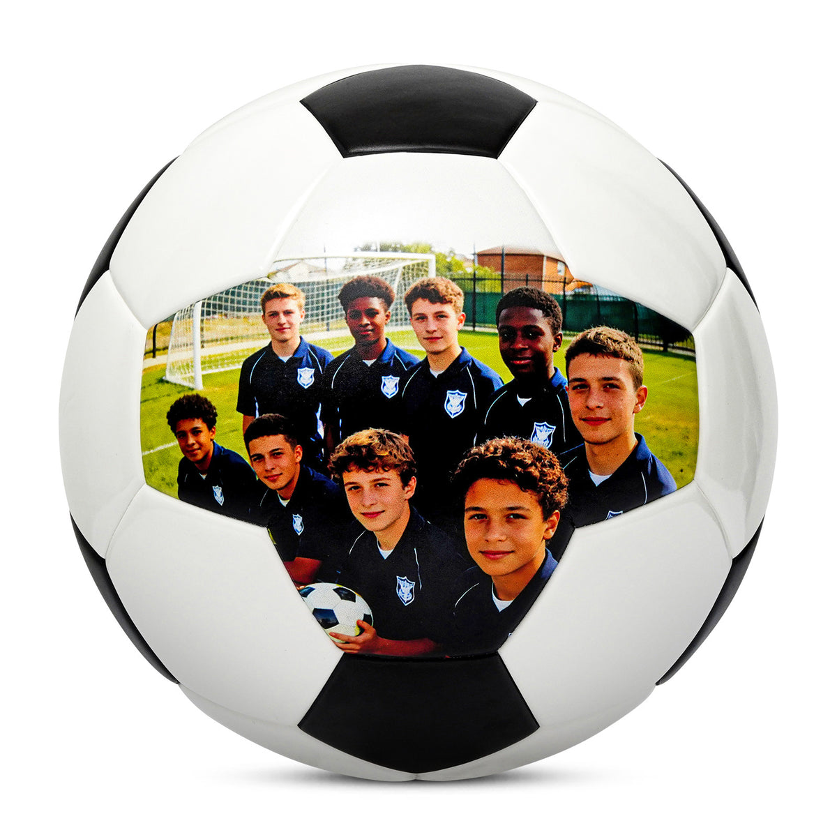 Kuangmi Personalized Photo & Graphic Football - Custom Image/Text/Icon Gift for Football Fans (Size 5)