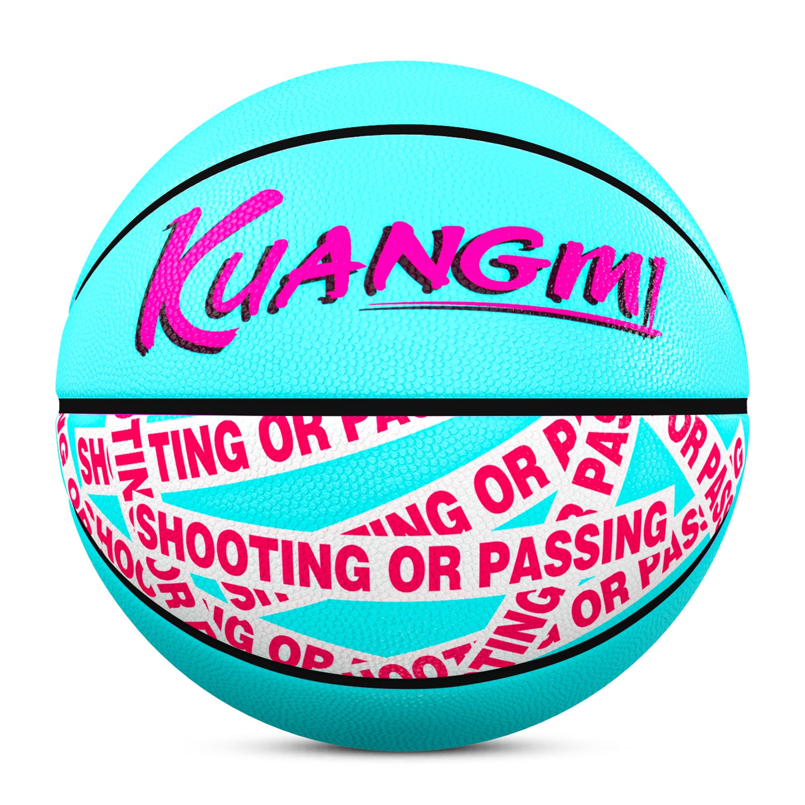 Kuangmi Shooting Or Passing Basketball Gift Size 7 6 5 4 Hygroscopic PU (Pre-Order)