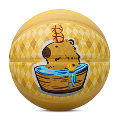 Kuangmi Capybara - Patterned Basketball Size 6 & 7, Indoor & Outdoor Use