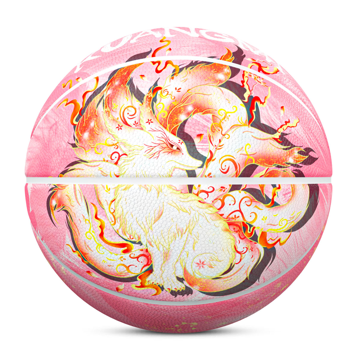 Kuangmi Neunschwänziger Fuchs Basketball Geschenk Größe 7 6 5 4 Hygroskopisches PU (Vorbestellung)